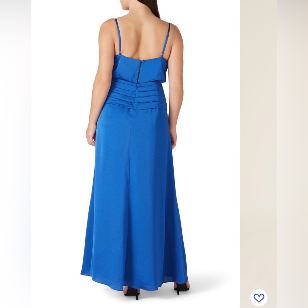 FAME AND PARTNERS The Anita Royal Blue Evening Gown - Picture 3 of 9